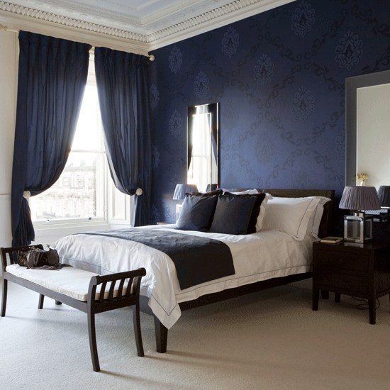 amazing-navy-blue-curtains-with-white-mesh-fabric-underneath-and-ba-blue-regarding-navy-blue-bedroom-furniture